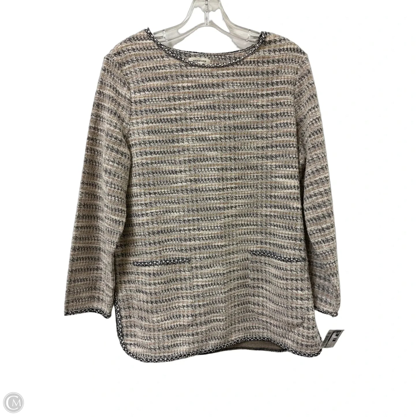 Top Long Sleeve By Max Studio In Yellow, Size: L