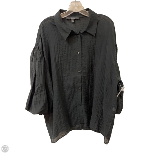 Tunic Short Sleeve By Marc New York In Black, Size: Xl
