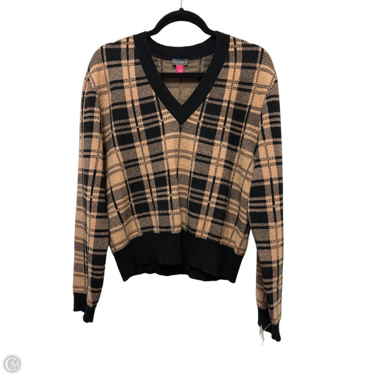 Sweater By Vince Camuto In Tan, Size: L