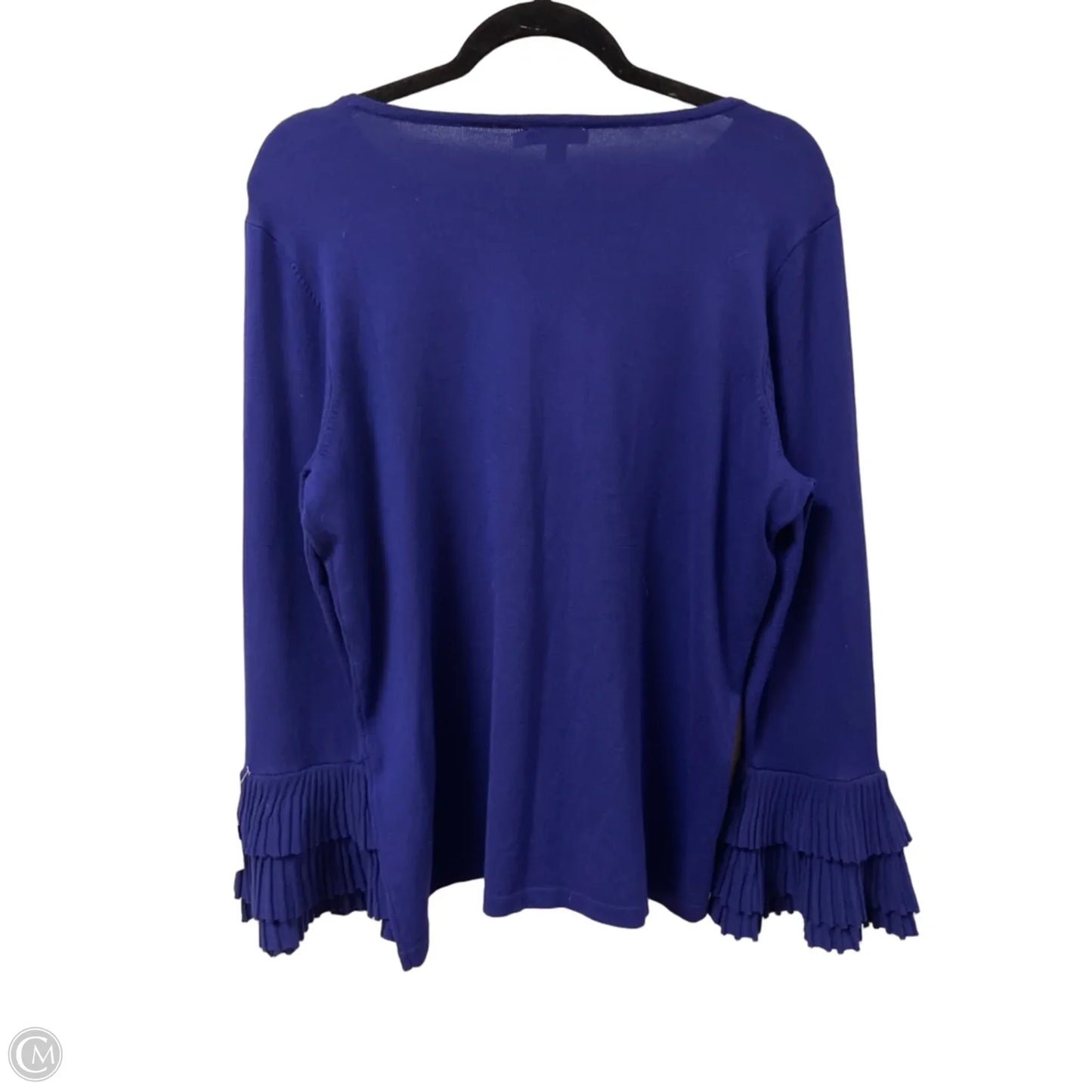 Sweater By Chicos In Blue, Size: L