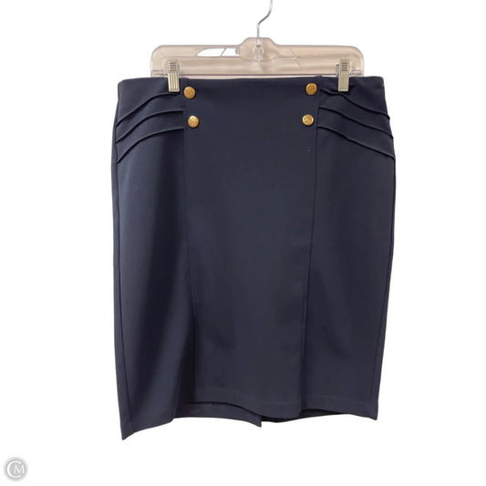 Skirt Midi By Soho Design Group In Navy, Size: 12