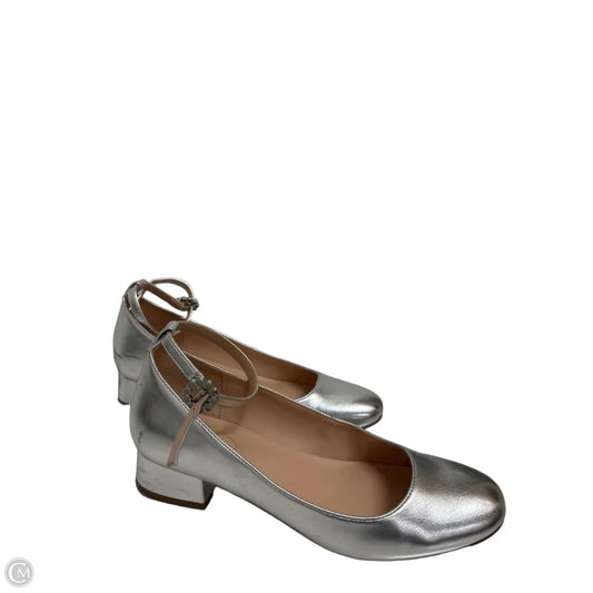 Shoes Heels Block By Bandolino In Silver, Size: 7.5