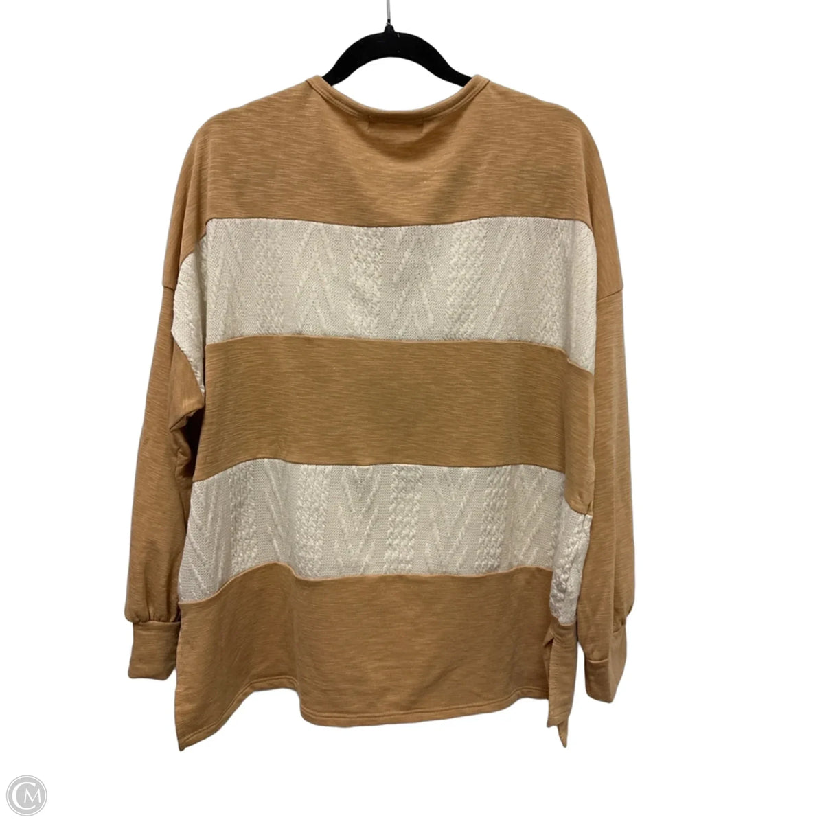 Sweater By Mod Boutique In Tan, Size: L