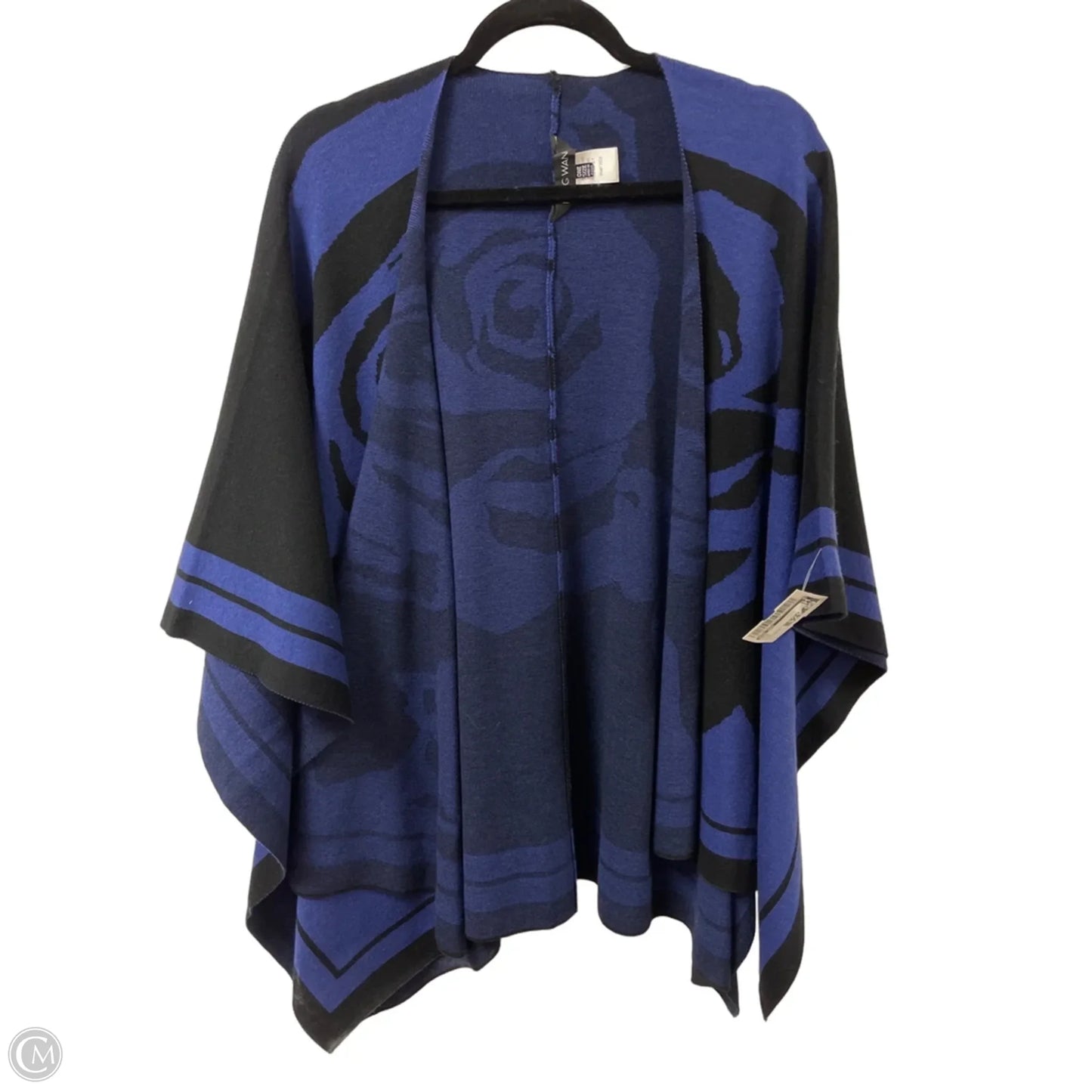 Shawl By Ming Wang In Blue, Size: Osfm