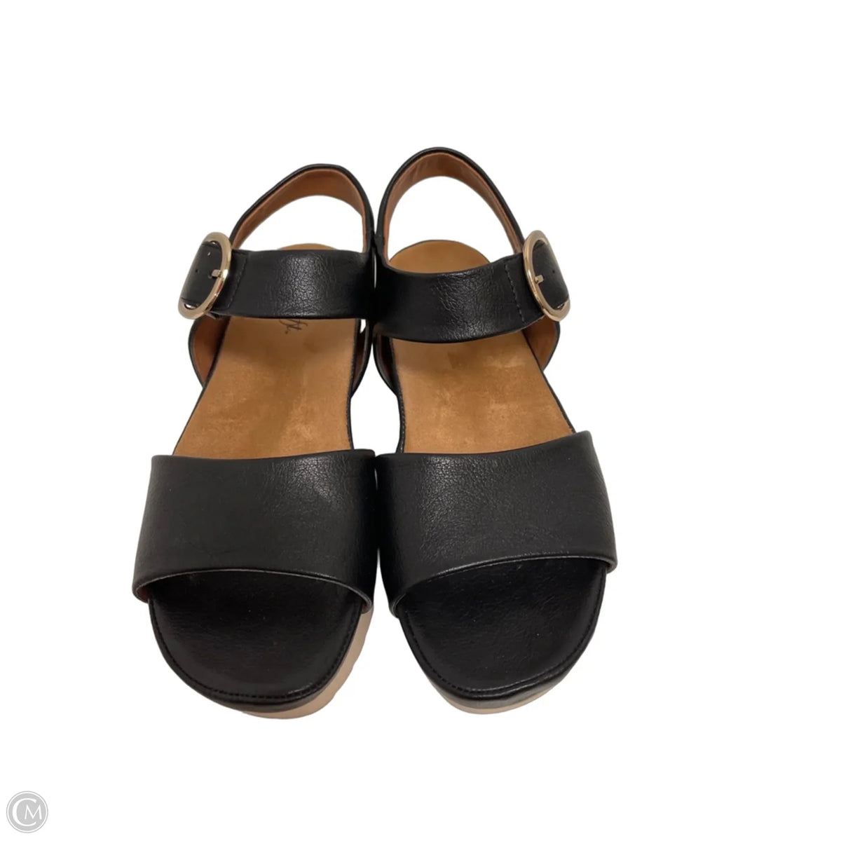 Sandals Flats By Sofft In Black, Size: 6.5
