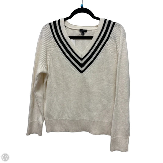 Sweater By Talbots In Cream, Size: L