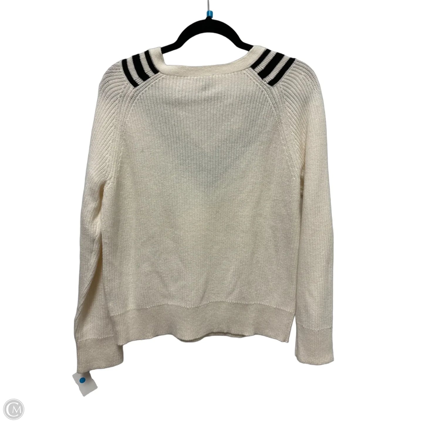 Sweater By Talbots In Cream, Size: L
