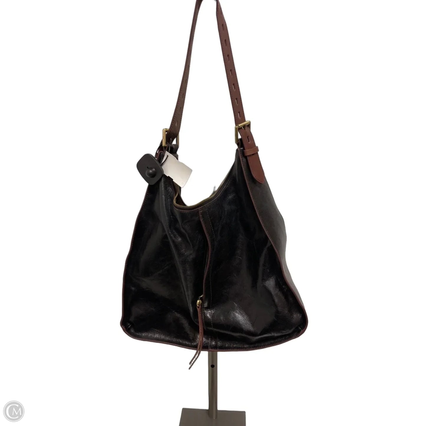 Handbag Leather By Hobo Intl, Size: Large