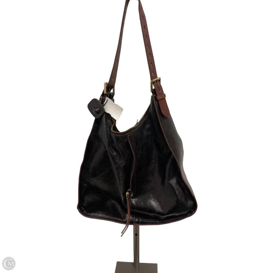 Handbag Leather By Hobo Intl, Size: Large