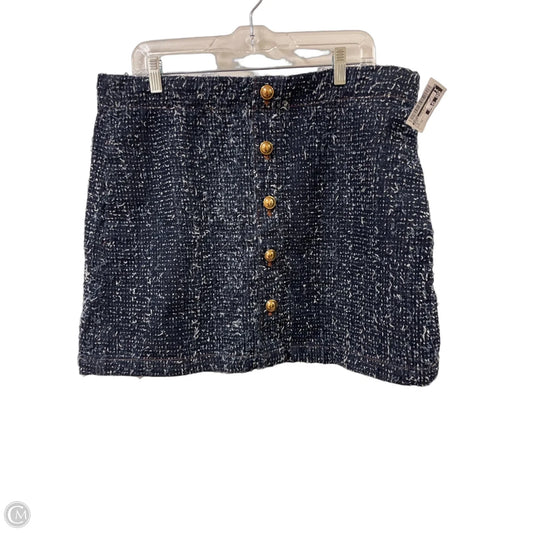 Skirt Mini & Short By Maeve In Navy, Size: 16