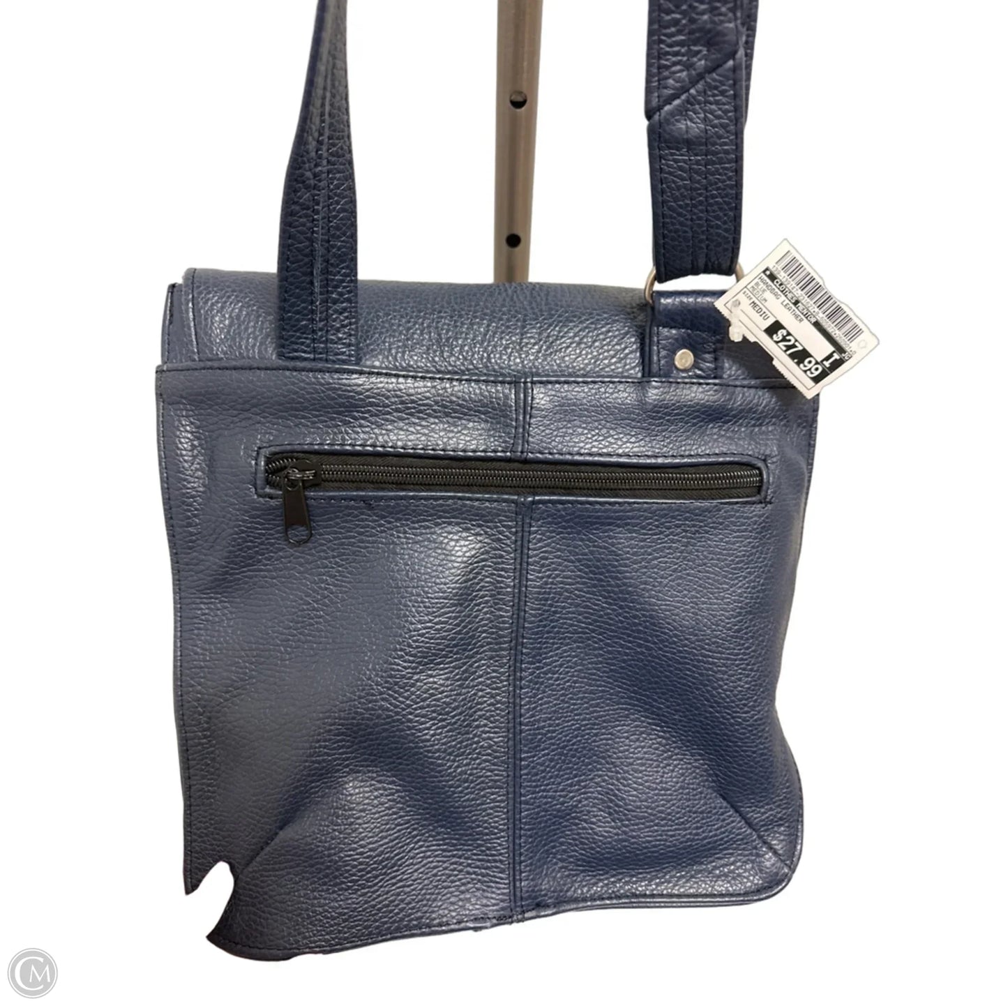 Handbag Leather By Clothes Mentor, Size: Medium