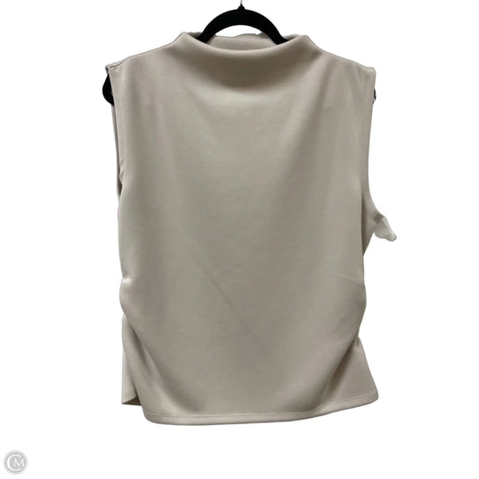 Top Sleeveless By Truth In Cream, Size: Xl