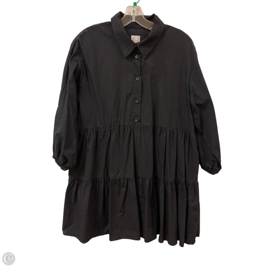 Dress Casual Midi By Maeve In Black, Size: Lp