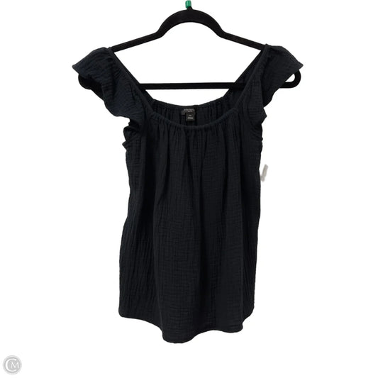 Top Sleeveless By Ann Taylor In Black, Size: Xsp