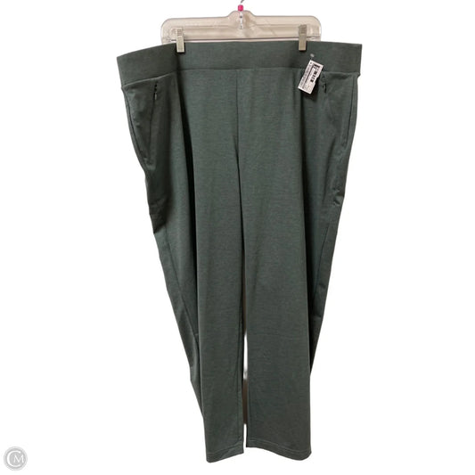 Pants Leggings By Chicos In Green, Size: 20