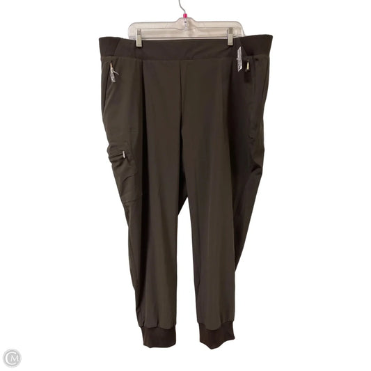 Athletic Pants By Chicos In Brown, Size: 20