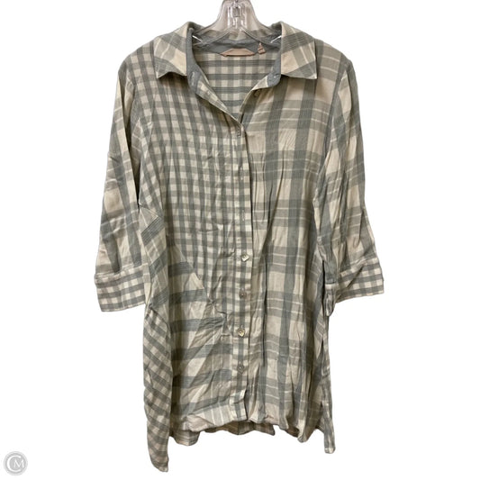 Tunic Long Sleeve By Soft Surroundings In Green, Size: S