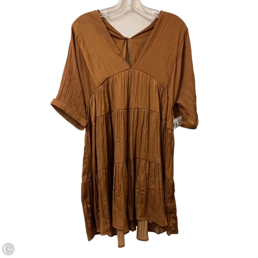 Dress Casual Midi By Wishlist In Brown, Size: S