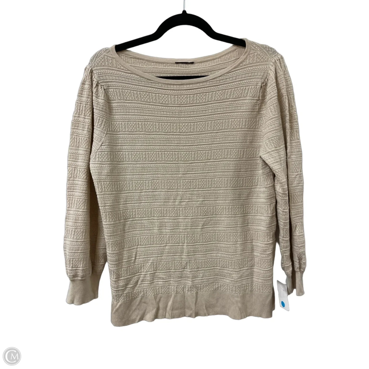 Sweater By Clothes Mentor In Cream, Size: M