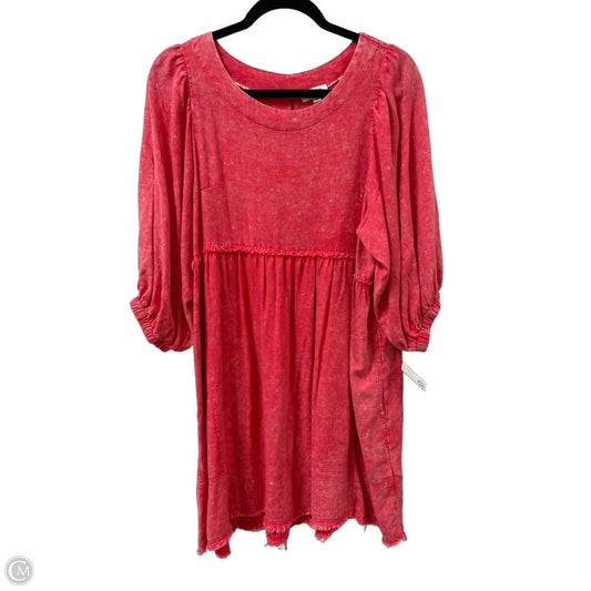 Dress Casual Midi By Umgee In Pink, Size: M
