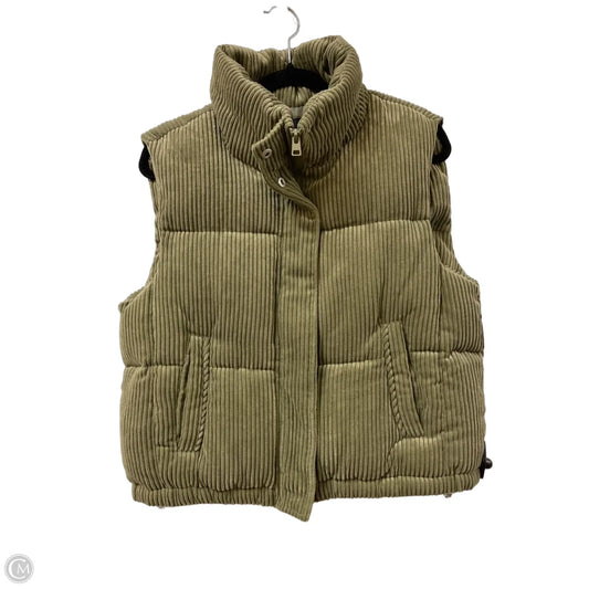 Vest Puffer & Quilted By 7 For All Mankind In Green, Size: L