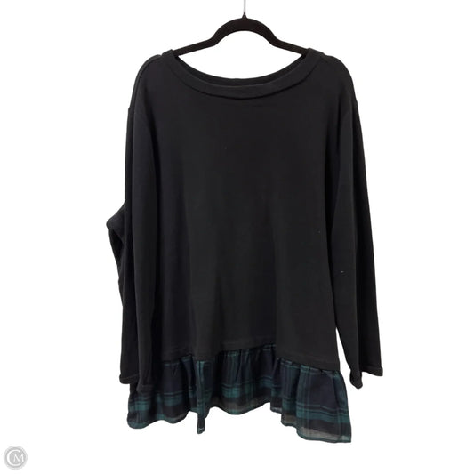 Sweater By Loft In Black, Size: 2x