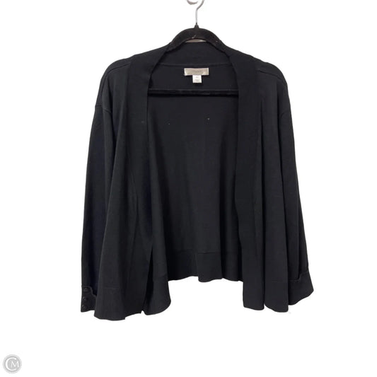 Sweater Cardigan By Cj Banks In Black, Size: 3x