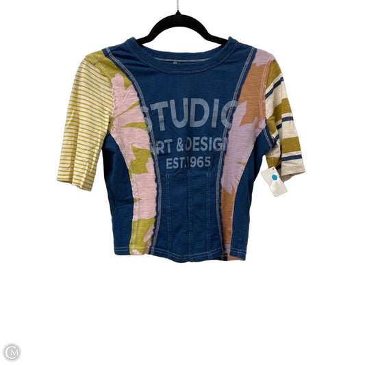 Top Short Sleeve By Pilcro In Multi-colored, Size: S