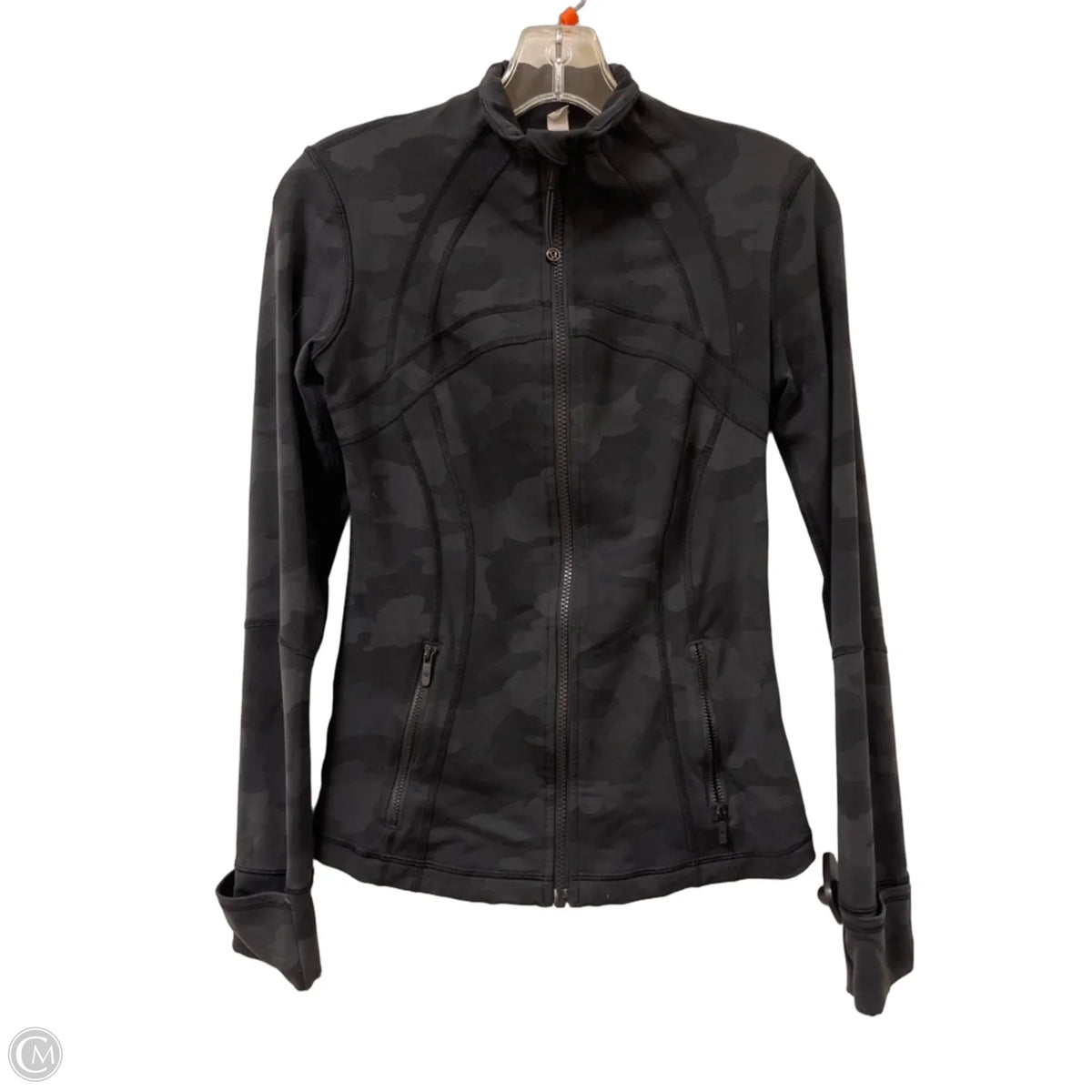 Athletic Jacket By Lululemon In Black, Size: S