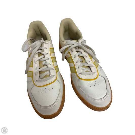 Shoes Sneakers By Adidas In Yellow, Size: 9.5