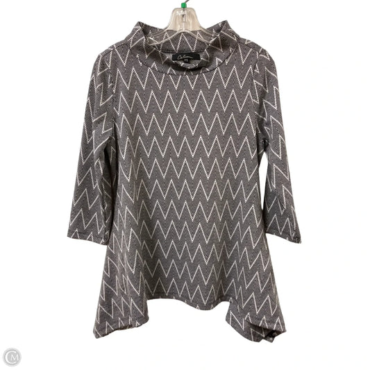 Tunic Long Sleeve By Calessa In Black, Size: Sp