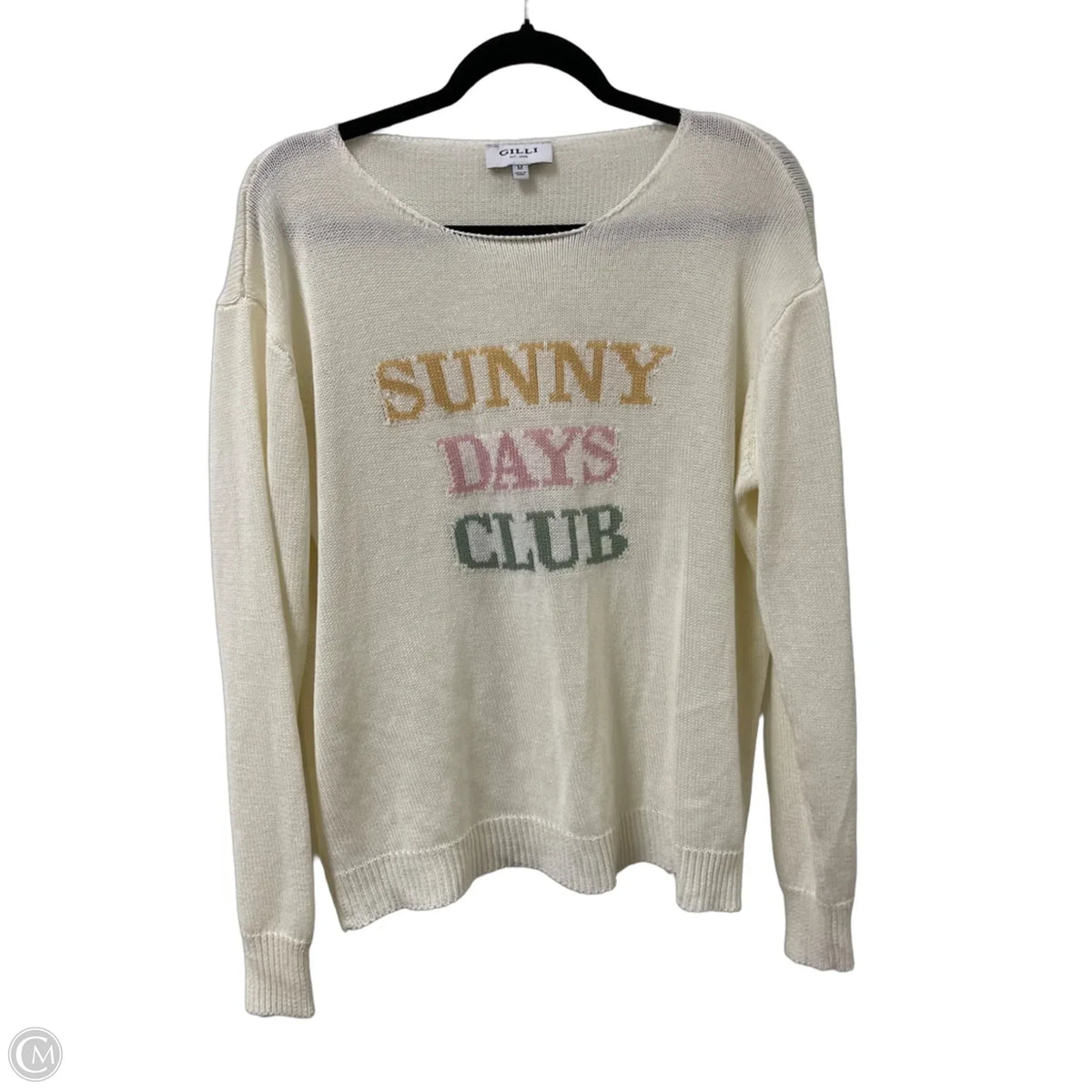 Sweater By Gilli In Cream, Size: M