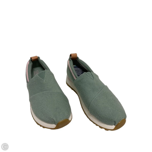 Shoes Sneakers By Toms In Green, Size: 8
