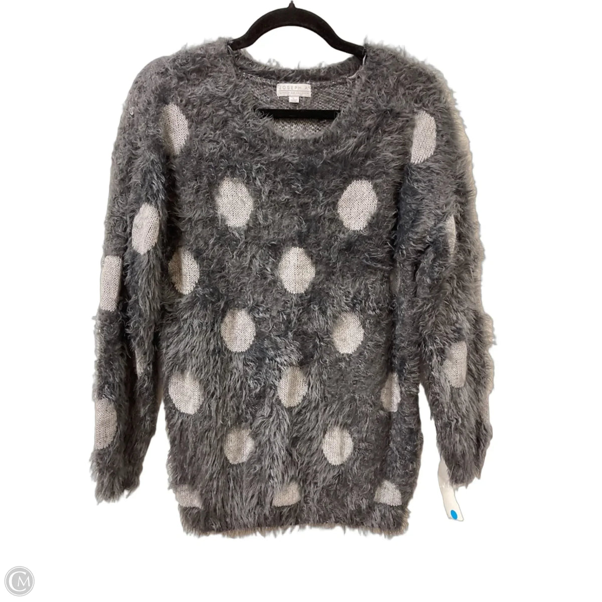 Sweater By Joseph A. In Grey, Size: L