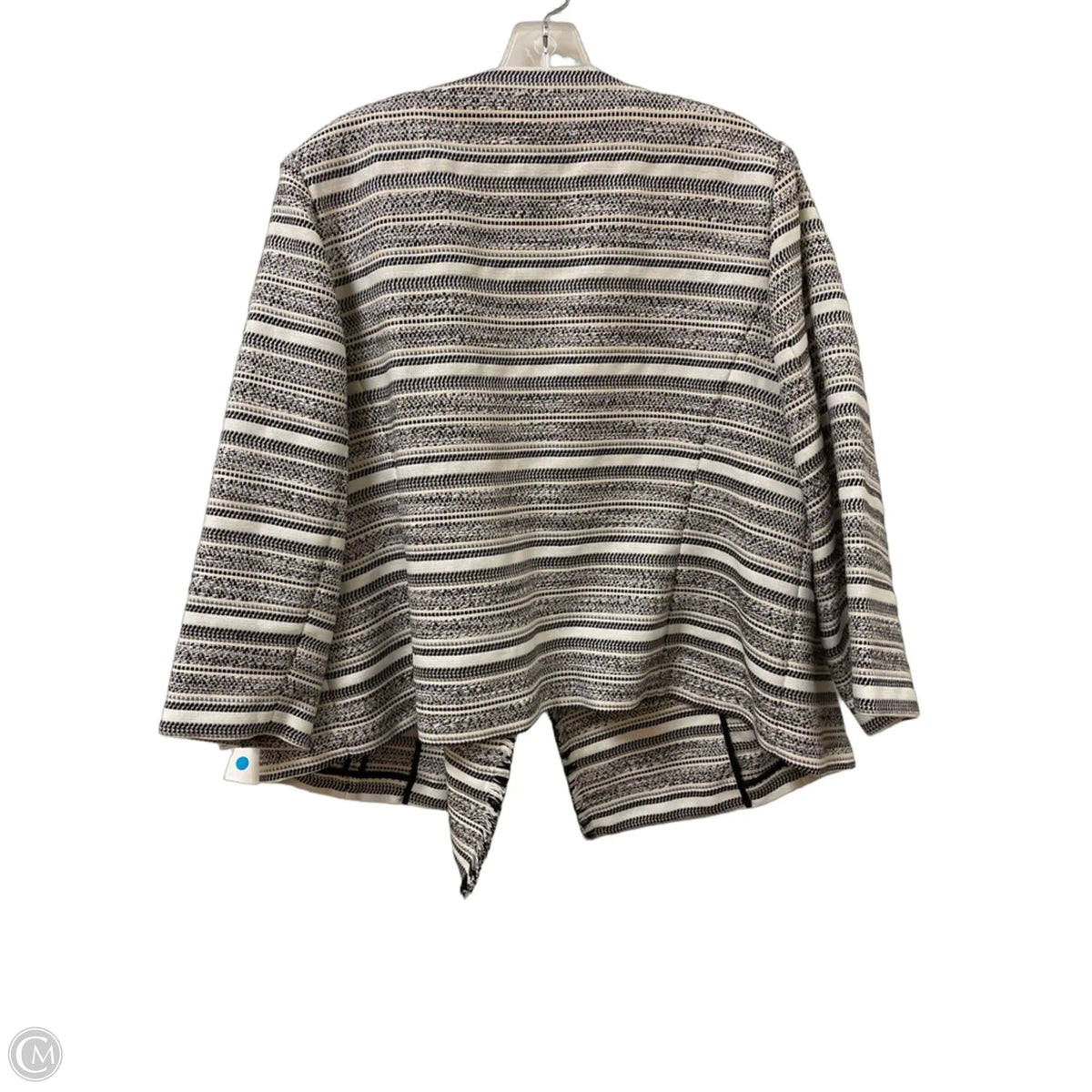 Blazer By Kasper In Black & Cream, Size: 2x