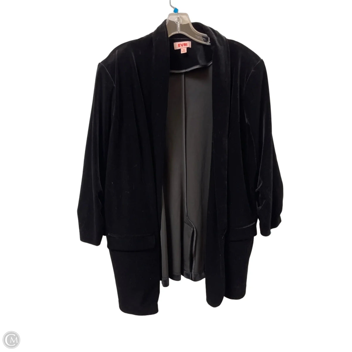 Blazer By Evri In Black, Size: 1x