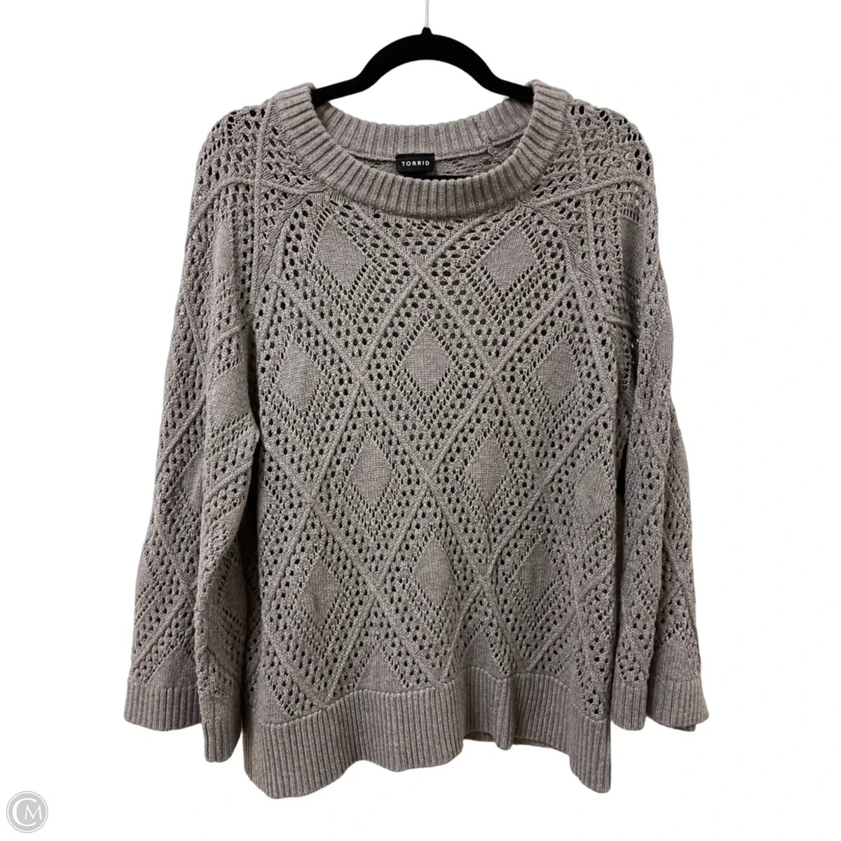 Sweater By Torrid In Grey, Size: 1x