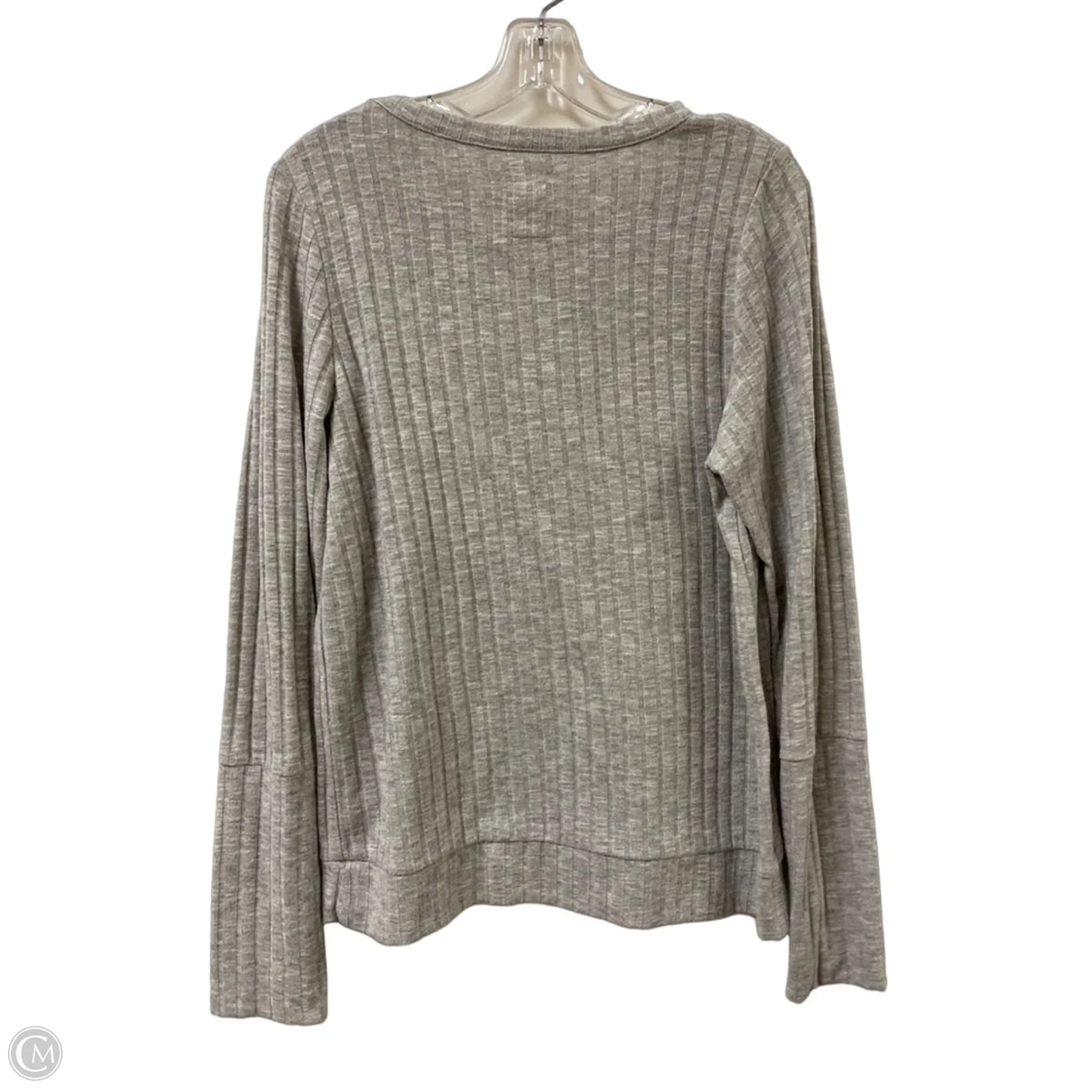 Top Long Sleeve By Chaser In Grey, Size: Xl
