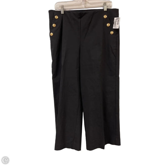 Pants Wide Leg By Chicos In Black, Size: 12