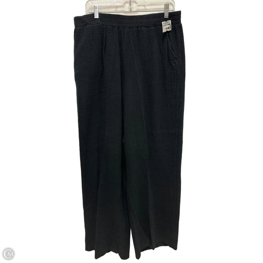 Pants Linen By Belle By Kim Gravel In Black, Size: 10