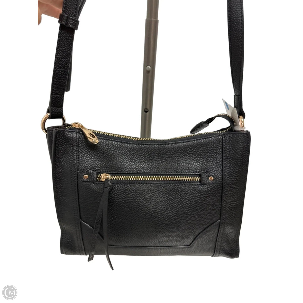 Handbag Leather By Clothes Mentor, Size: Medium