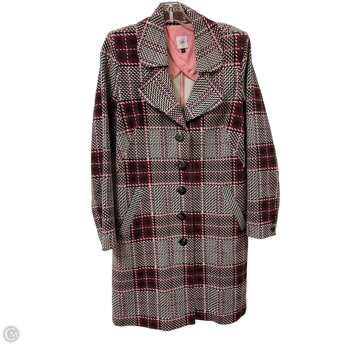 Coat Other By Cabi In Maroon, Size: M