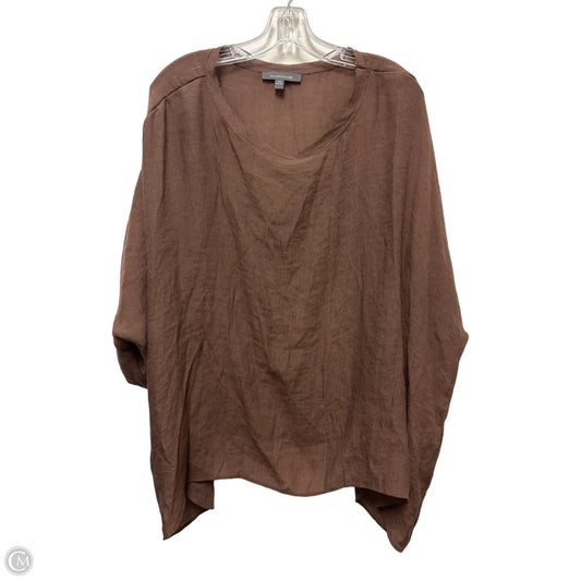 Tunic Short Sleeve By Grade & Gather In Bronze, Size: M