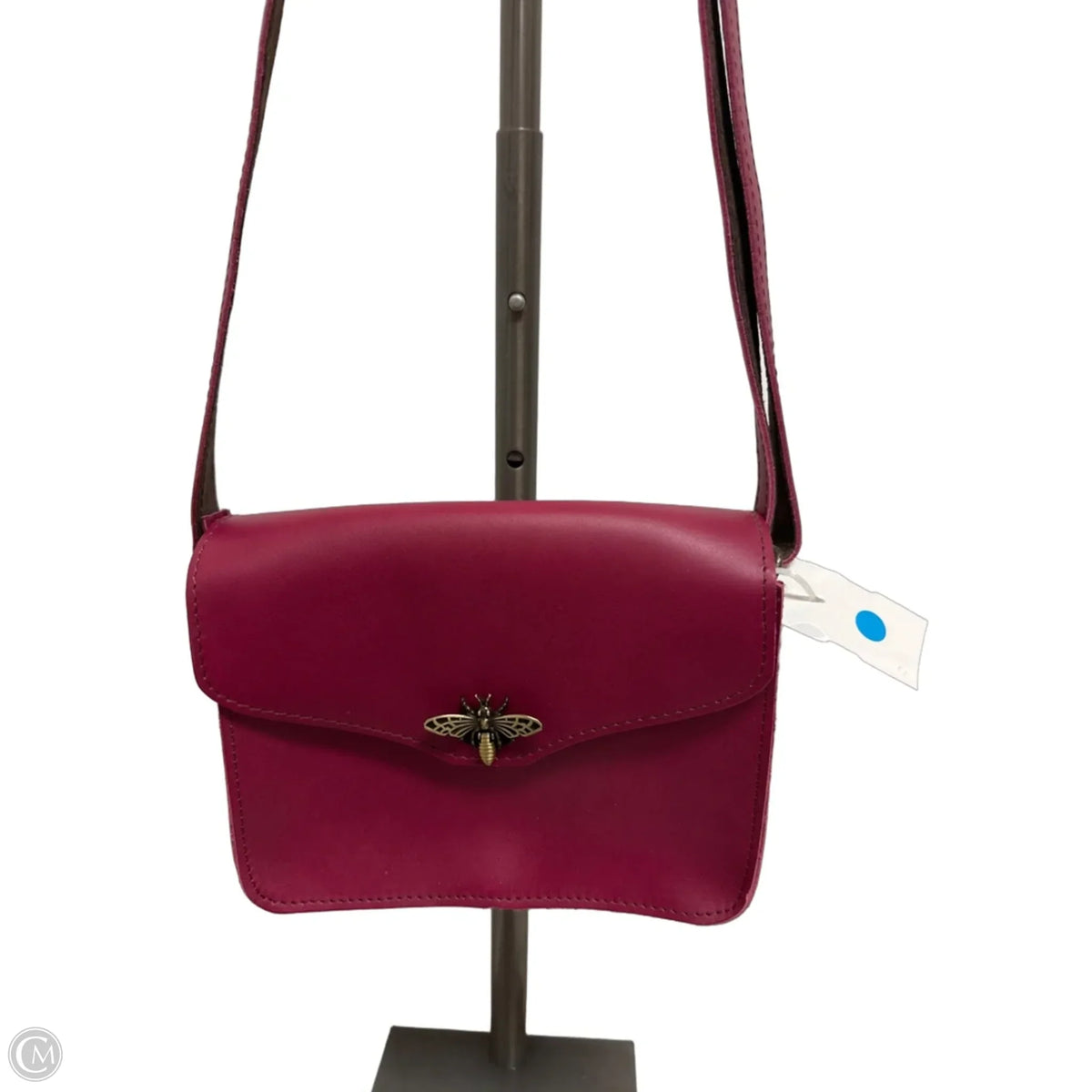 Handbag Leather By Clothes Mentor, Size: Medium