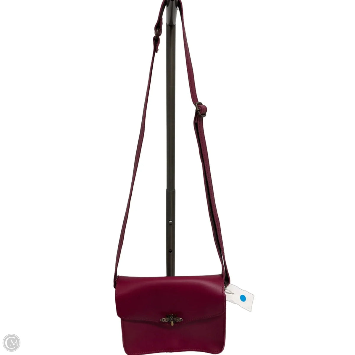 Handbag Leather By Clothes Mentor, Size: Medium
