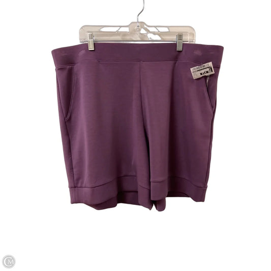 Athletic Shorts By Chicos In Purple, Size: 16