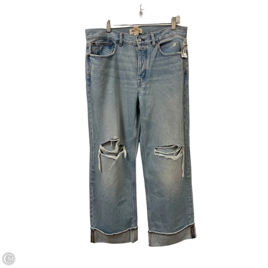 Jeans Wide Leg By Madewell In Blue Denim, Size: 8