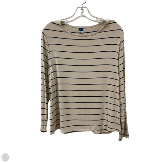 Blouse Long Sleeve By Tommy Hilfiger In Plaid Pattern, Size: M