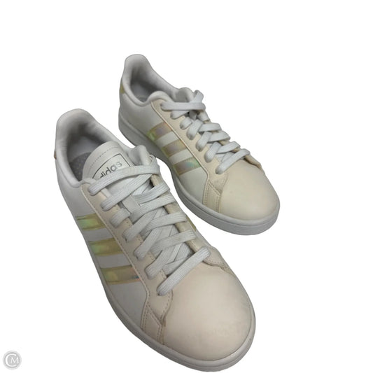 Shoes Athletic By Adidas In White, Size: 9