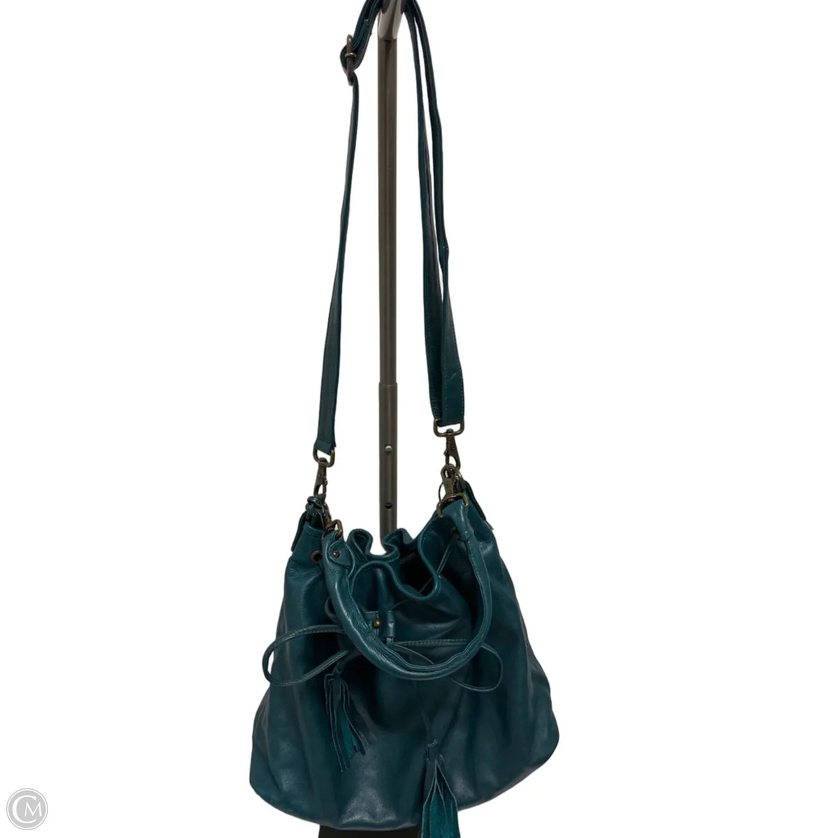 Handbag Leather By Cma, Size: Large
